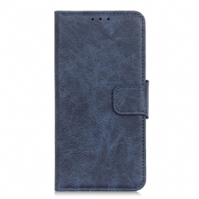 Folio-hoesje voor Samsung Galaxy A31 Mat Lychee Leereffect