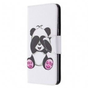 Folio-hoesje voor Samsung Galaxy A31 Panda-plezier