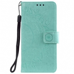 Folio-hoesje voor Samsung Galaxy A31 Zon Mandala