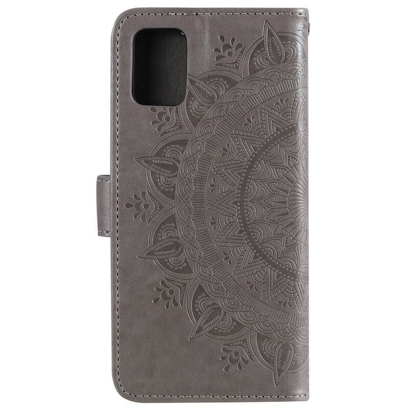 Folio-hoesje voor Samsung Galaxy A31 Zon Mandala