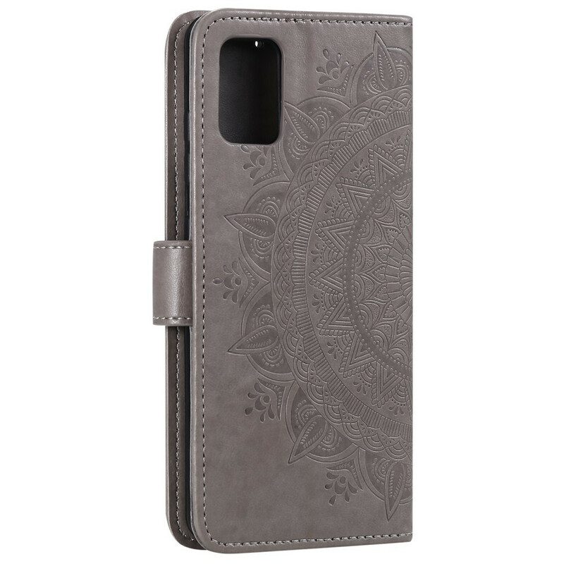 Folio-hoesje voor Samsung Galaxy A31 Zon Mandala