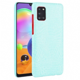 Hoesje voor Samsung Galaxy A31 Krokodillenhuid-effect