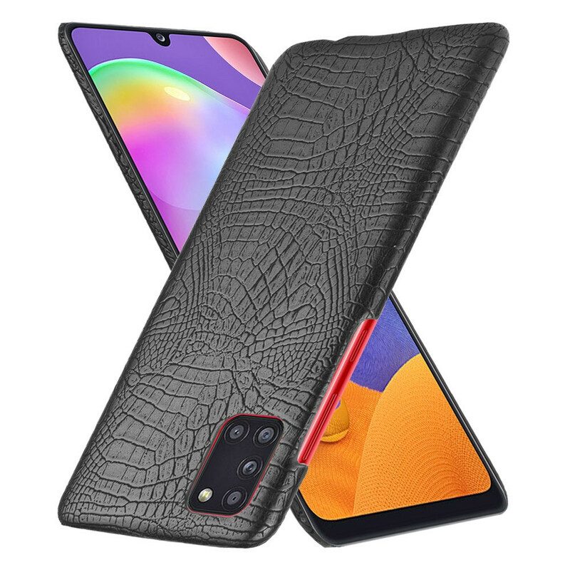 Hoesje voor Samsung Galaxy A31 Krokodillenhuid-effect