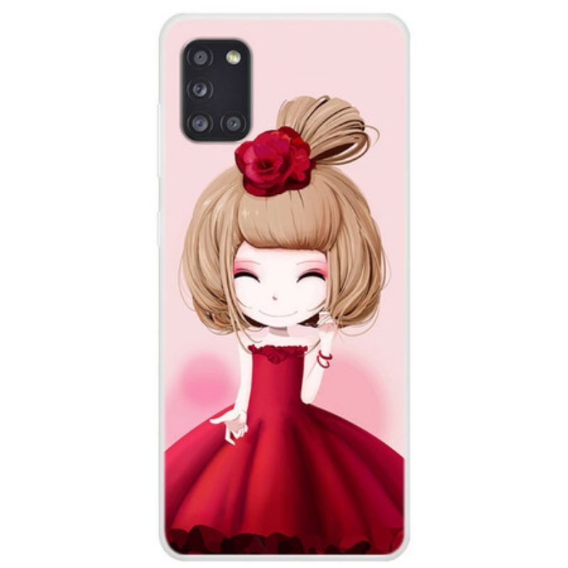 Hoesje voor Samsung Galaxy A31 Manga Dame