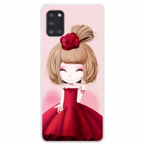 Hoesje voor Samsung Galaxy A31 Manga Dame