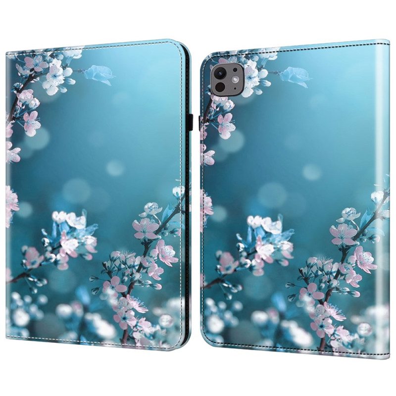 Cover iPad Pro 13 (2024) Perzikbloesems Bescherming Hoesje