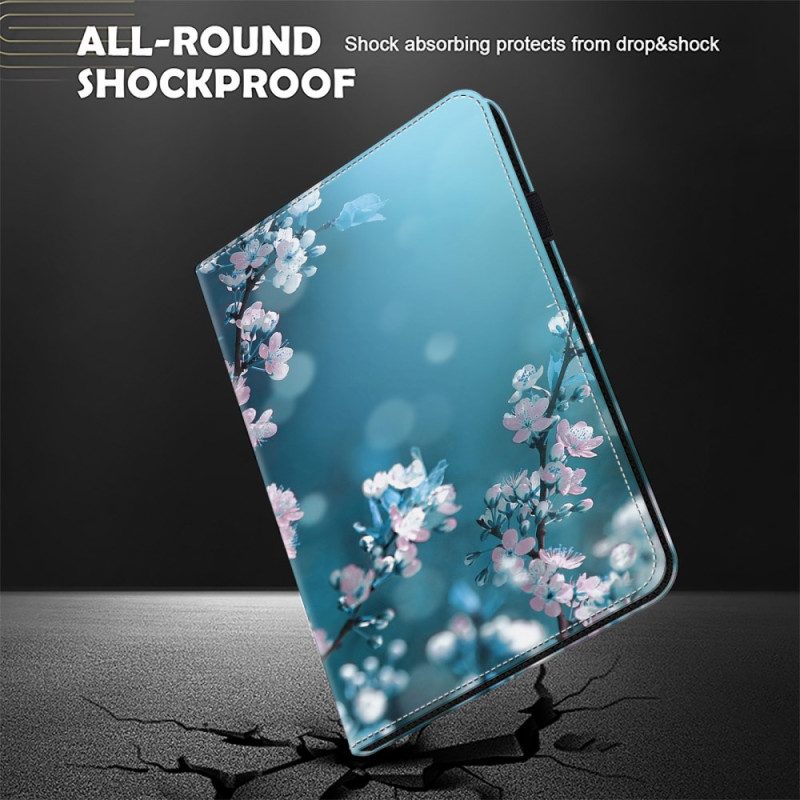 Cover iPad Pro 13 (2024) Perzikbloesems Bescherming Hoesje