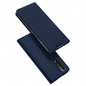 Bescherming Hoesje voor Huawei P Smart 2021 Folio-hoesje Skinpro Dux Ducis