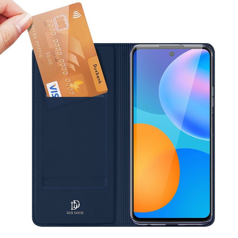 Bescherming Hoesje voor Huawei P Smart 2021 Folio-hoesje Skinpro Dux Ducis