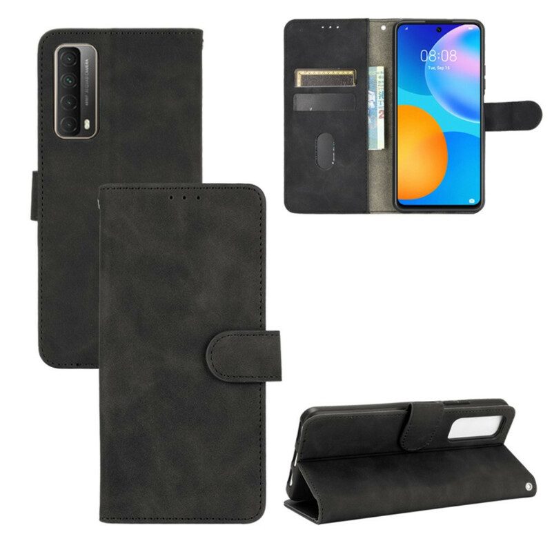 Flip Case voor Huawei P Smart 2021 Aanraking Van De Huid