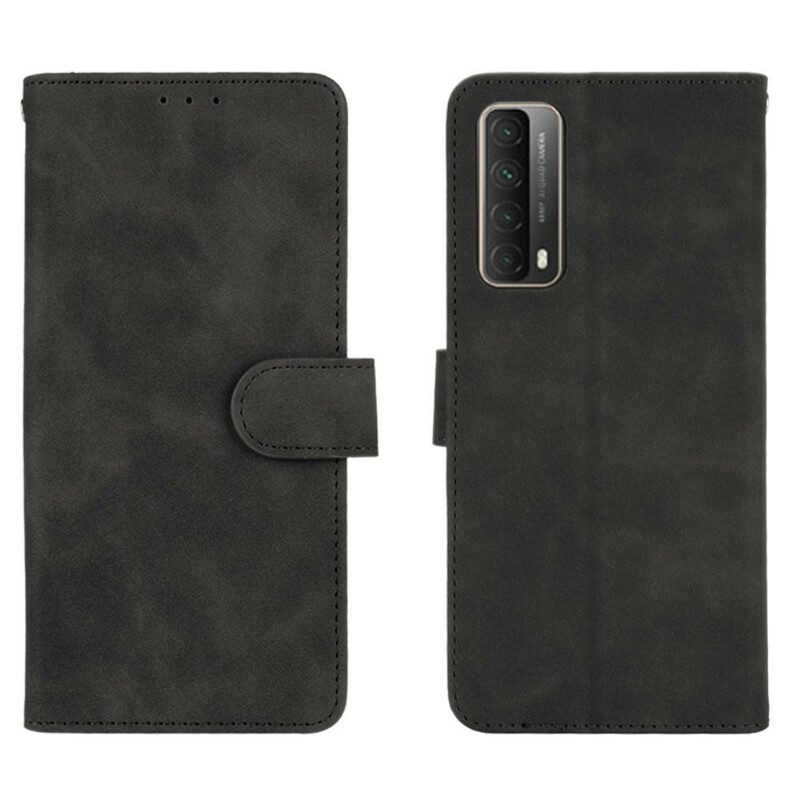 Flip Case voor Huawei P Smart 2021 Aanraking Van De Huid