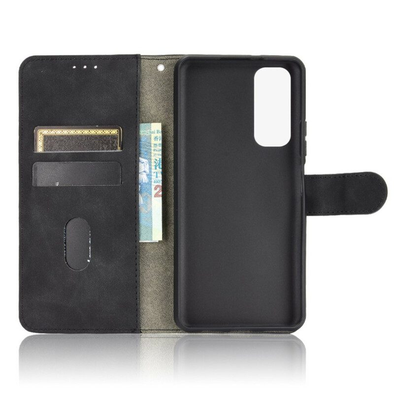 Flip Case voor Huawei P Smart 2021 Aanraking Van De Huid