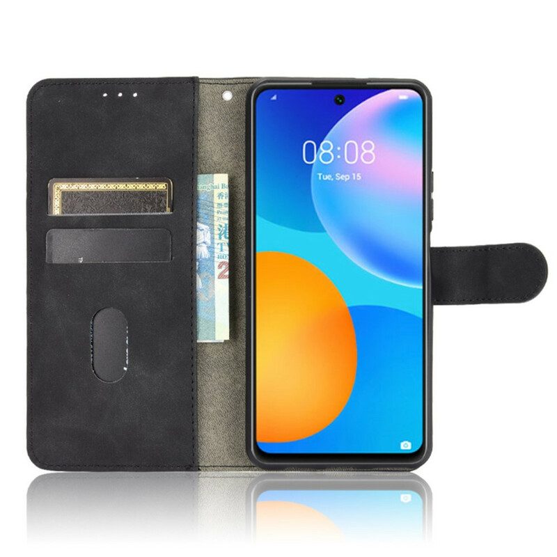 Flip Case voor Huawei P Smart 2021 Aanraking Van De Huid