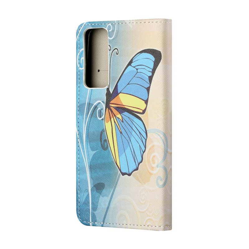 Flip Case voor Huawei P Smart 2021 Vlinders