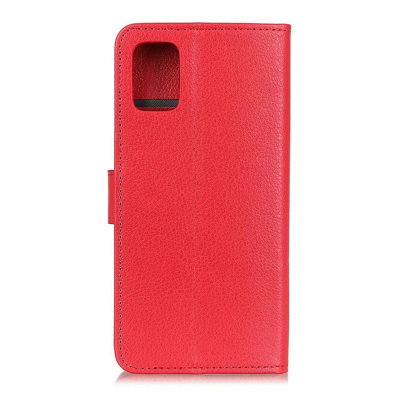 Folio-hoesje voor Huawei P Smart 2021 Lychee-textuur