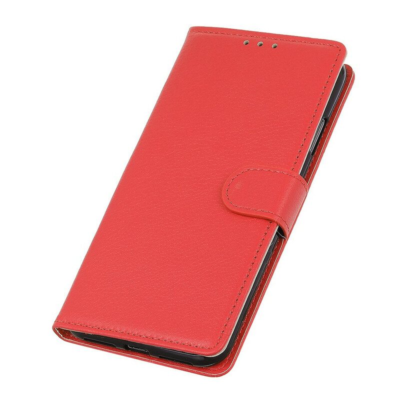 Folio-hoesje voor Huawei P Smart 2021 Lychee-textuur