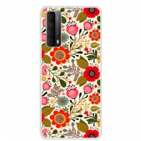 Hoesje voor Huawei P Smart 2021 Bloemen Tapijt