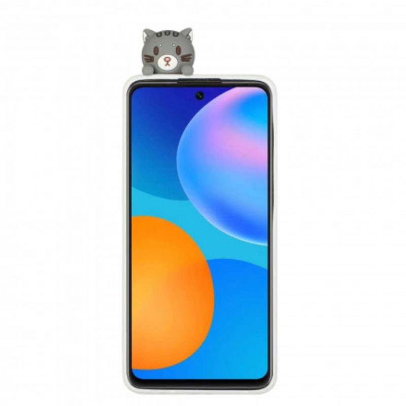 Hoesje voor Huawei P Smart 2021 Charmant 3d Poesje