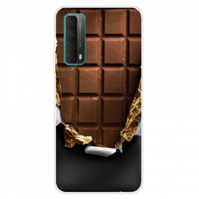 Hoesje voor Huawei P Smart 2021 Flexibele Chocolade