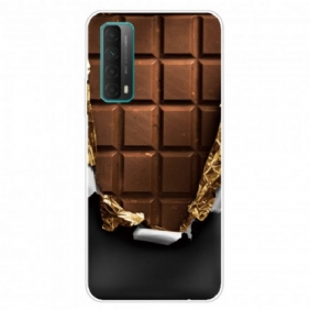 Hoesje voor Huawei P Smart 2021 Flexibele Chocolade