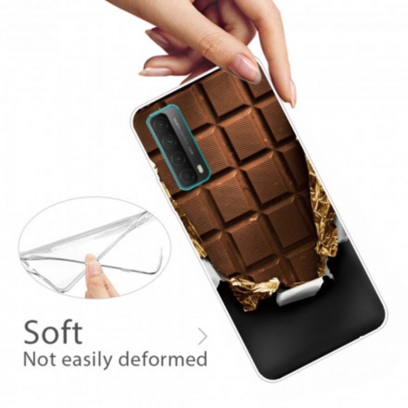 Hoesje voor Huawei P Smart 2021 Flexibele Chocolade