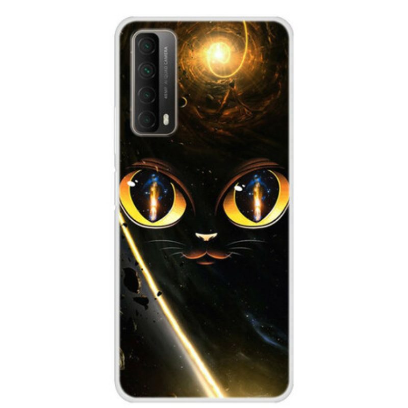 Hoesje voor Huawei P Smart 2021 Galaxy Kat