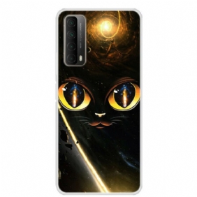 Hoesje voor Huawei P Smart 2021 Galaxy Kat