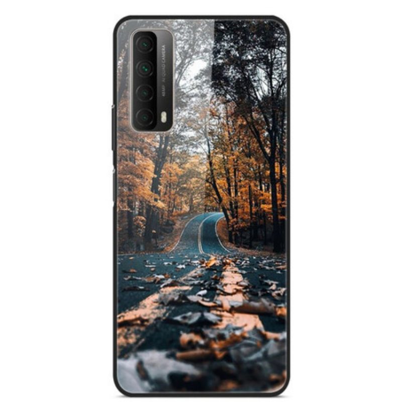 Hoesje voor Huawei P Smart 2021 Gehard Glas Route Du Bonheur