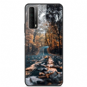 Hoesje voor Huawei P Smart 2021 Gehard Glas Route Du Bonheur