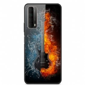 Hoesje voor Huawei P Smart 2021 Gitaar Van Gehard Glas