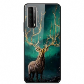 Hoesje voor Huawei P Smart 2021 Hertenkoning Gehard Glas