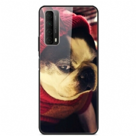 Hoesje voor Huawei P Smart 2021 Leuke Hond Van Gehard Glas