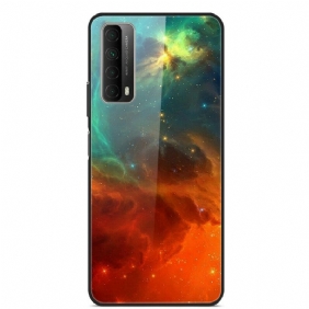 Hoesje voor Huawei P Smart 2021 Rode En Groene Lucht