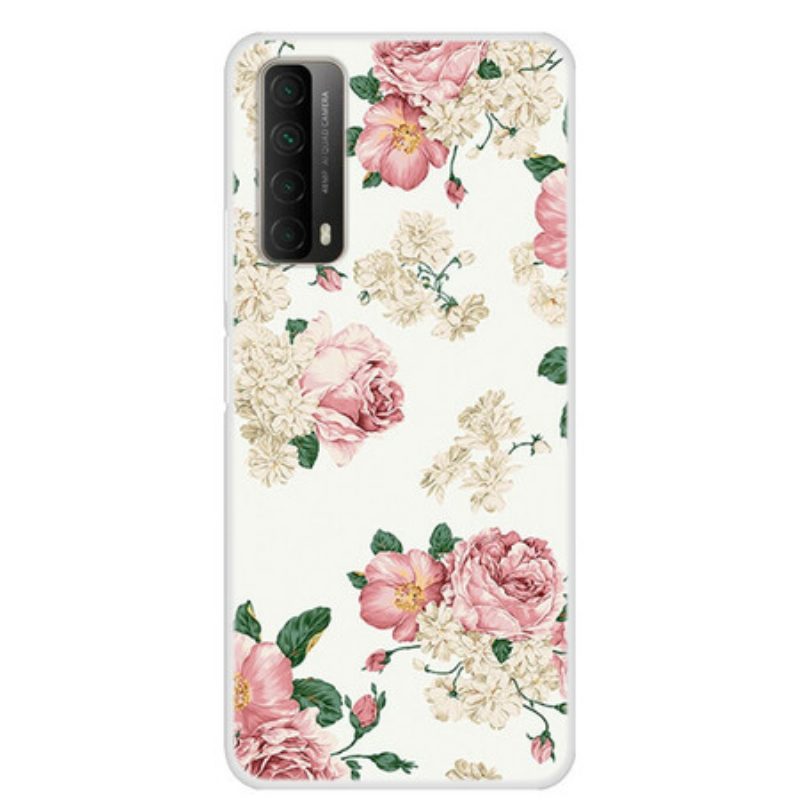 Hoesje voor Huawei P Smart 2021 Vrijheid Bloemen