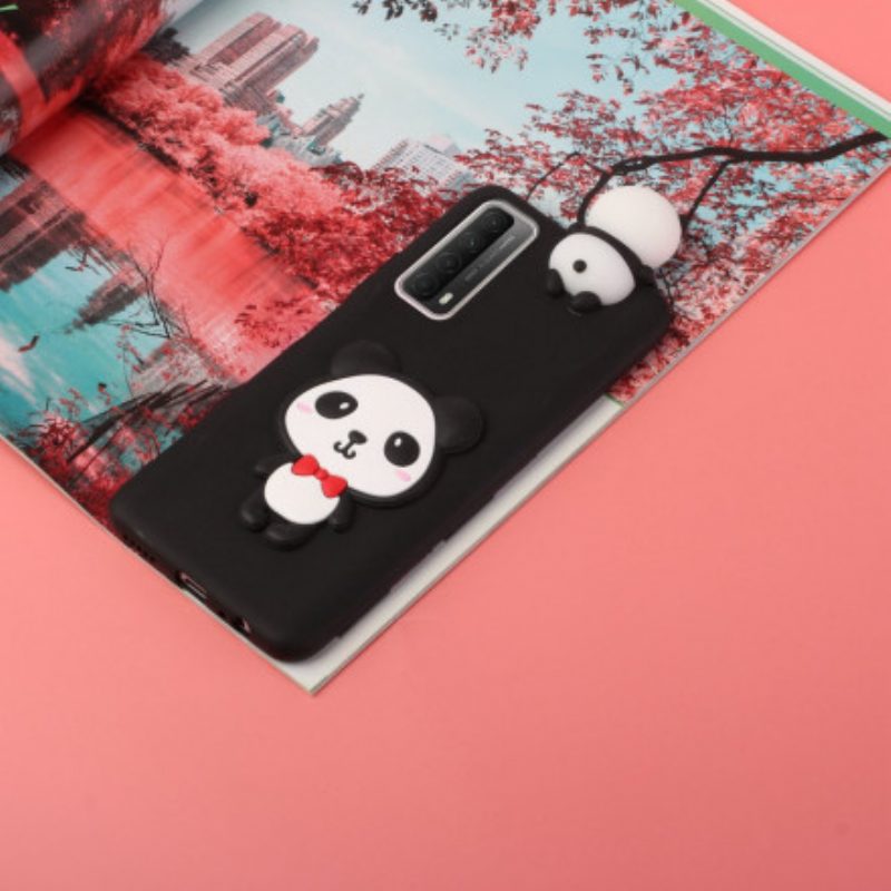 Hoesje voor Huawei P Smart 2021 Waarom Niet Panda 3d