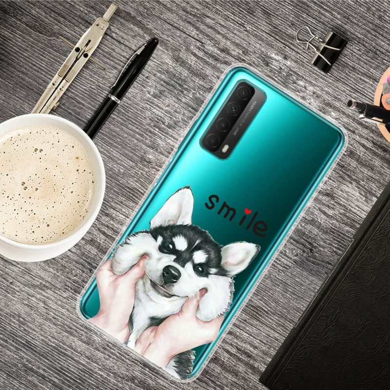 Hoesje voor Huawei P Smart 2021 Wolfshoofd En Glimlach