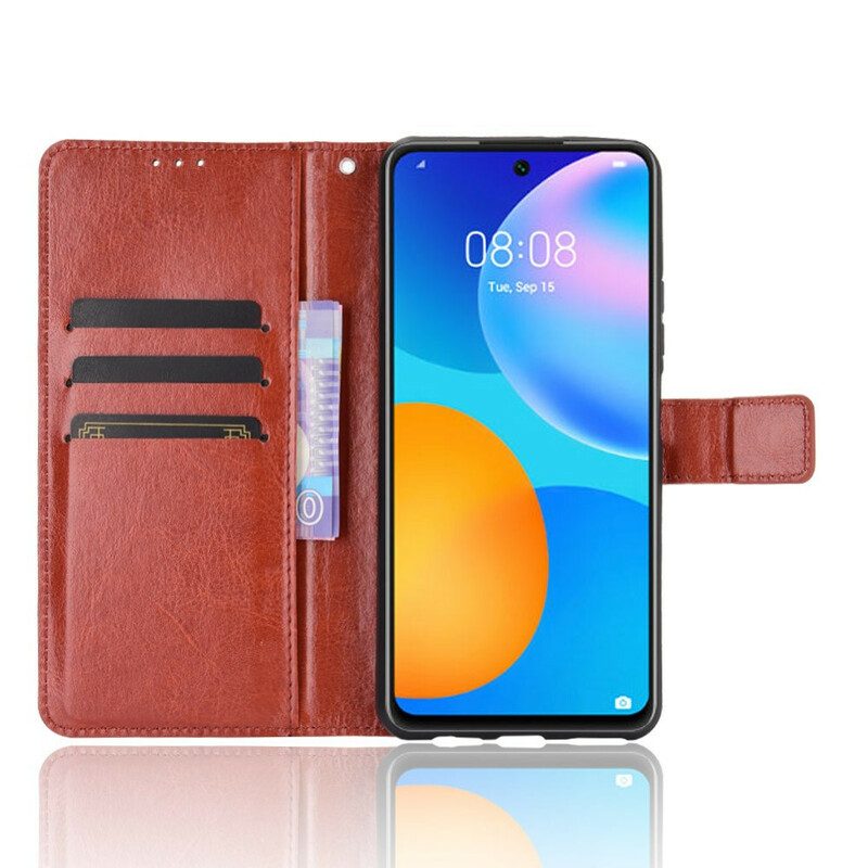 Leren Hoesje voor Huawei P Smart 2021 Flitsend Kunstleer