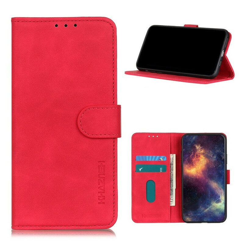 Leren Hoesje voor Huawei P Smart 2021 Khazneh Vintage Leereffect