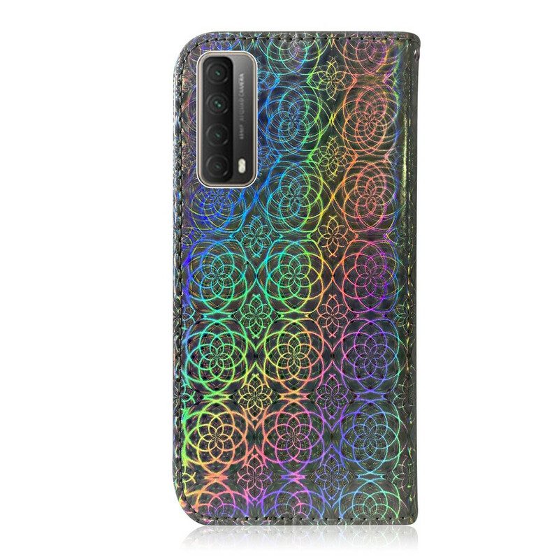 Leren Hoesje voor Huawei P Smart 2021 Pure Kleur