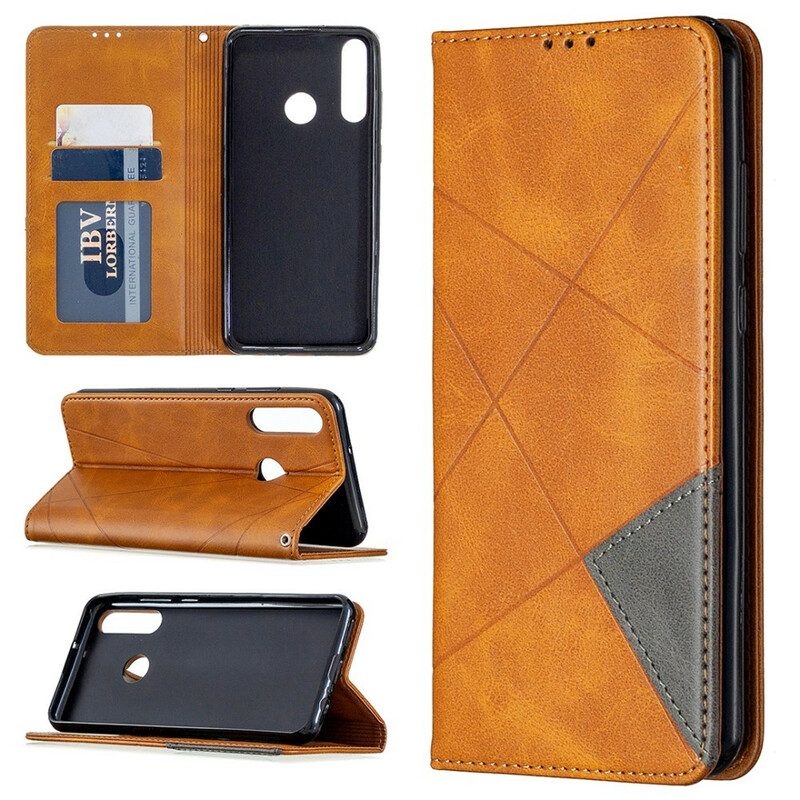 Bescherming Hoesje voor Huawei Y6p Folio-hoesje Artistieke Stijl