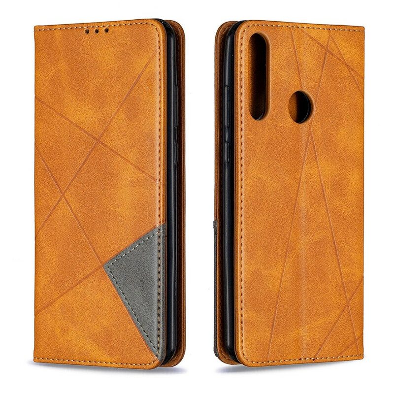 Bescherming Hoesje voor Huawei Y6p Folio-hoesje Artistieke Stijl