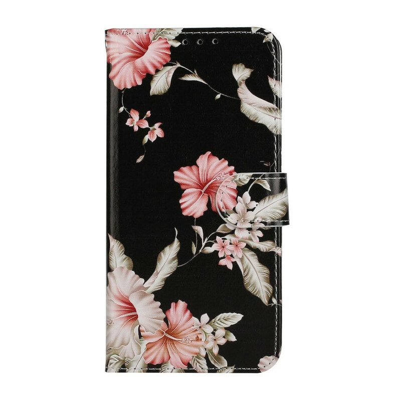 Bescherming Hoesje voor Huawei Y6p Folio-hoesje Talloze Bloemen