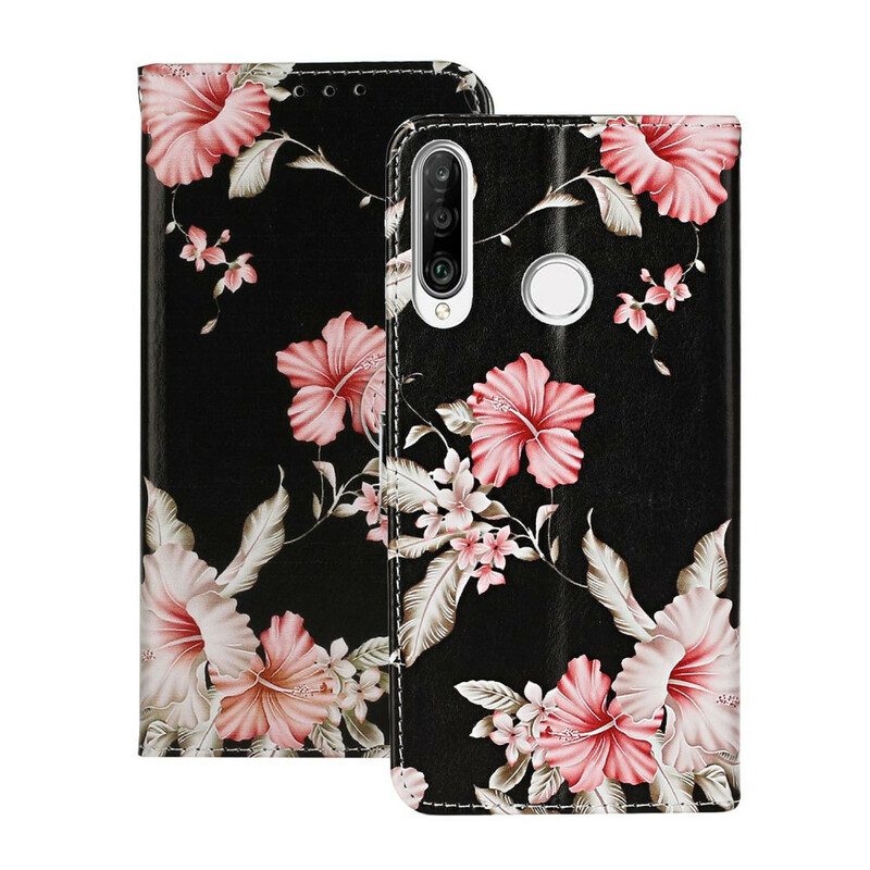 Bescherming Hoesje voor Huawei Y6p Folio-hoesje Talloze Bloemen