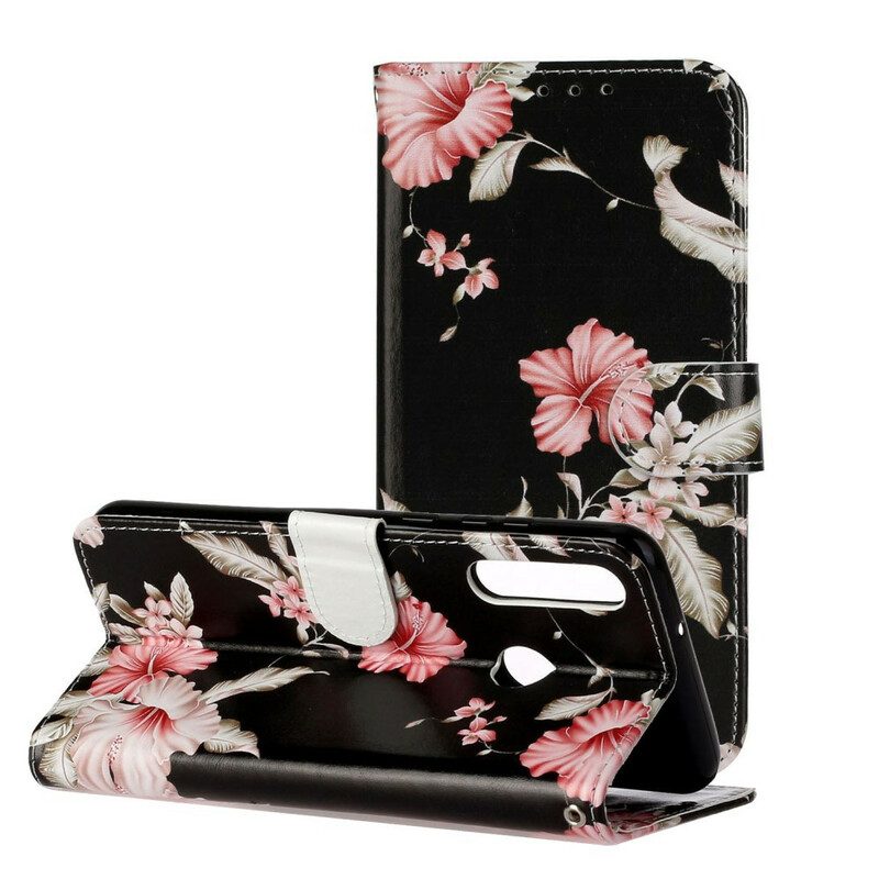 Bescherming Hoesje voor Huawei Y6p Folio-hoesje Talloze Bloemen