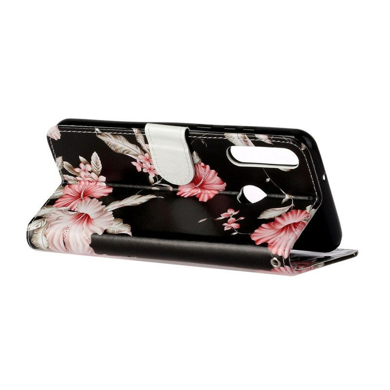 Bescherming Hoesje voor Huawei Y6p Folio-hoesje Talloze Bloemen