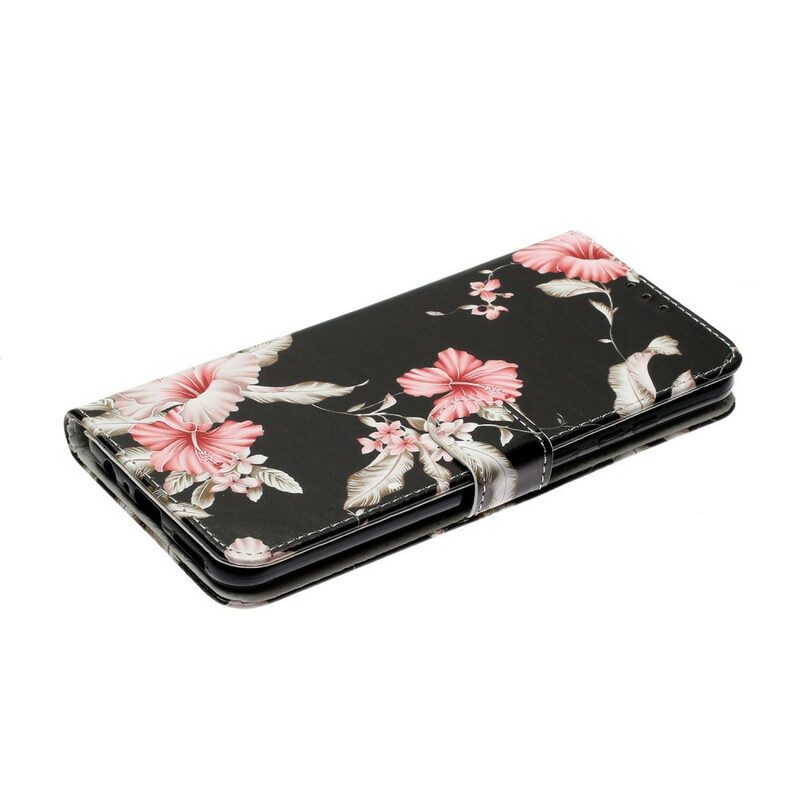 Bescherming Hoesje voor Huawei Y6p Folio-hoesje Talloze Bloemen