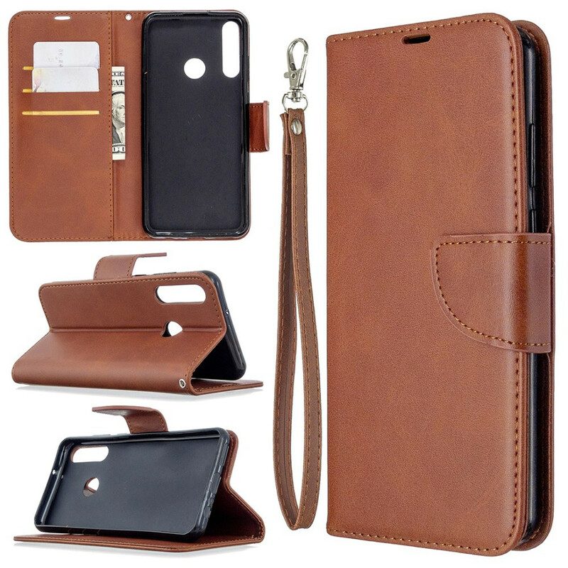 Folio-hoesje voor Huawei Y6p Flip Case Gladde Flap Schuin