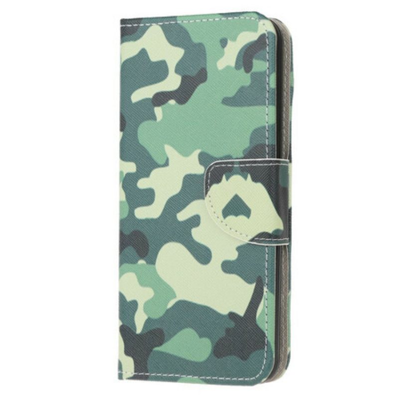 Folio-hoesje voor Huawei Y6p Militaire Camouflage