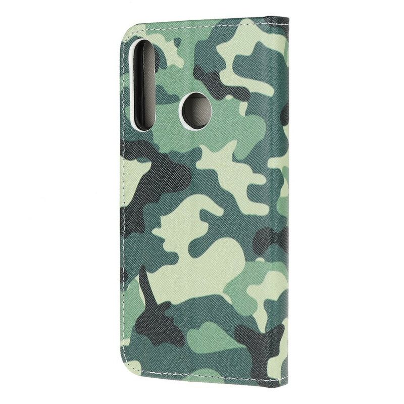 Folio-hoesje voor Huawei Y6p Militaire Camouflage