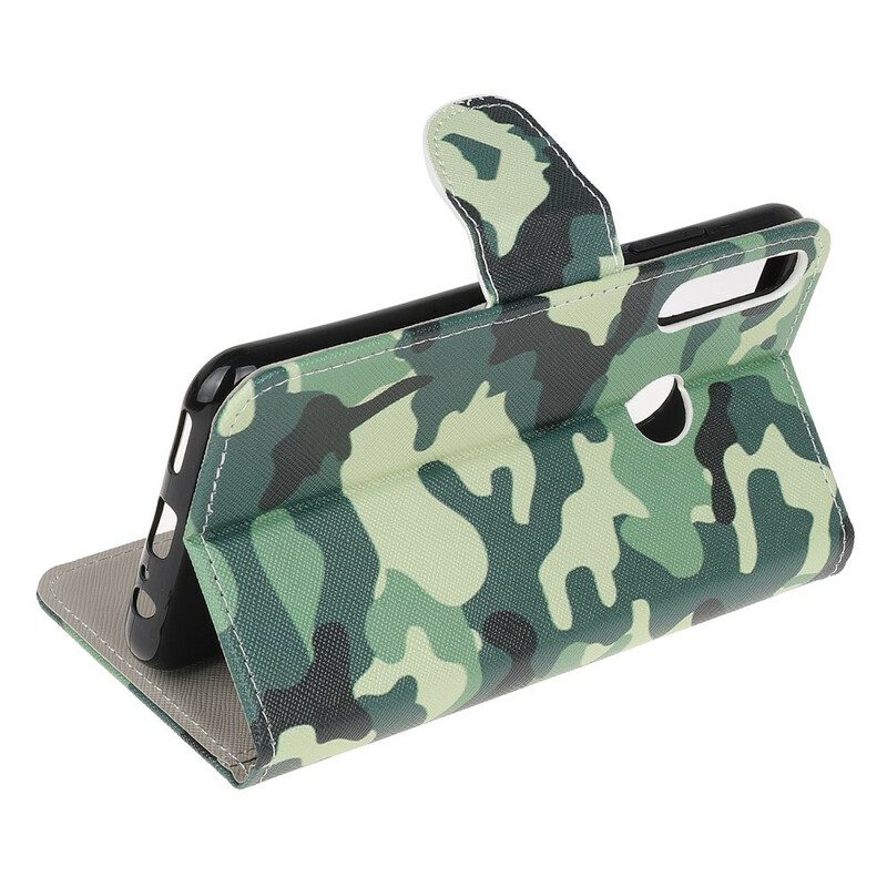 Folio-hoesje voor Huawei Y6p Militaire Camouflage